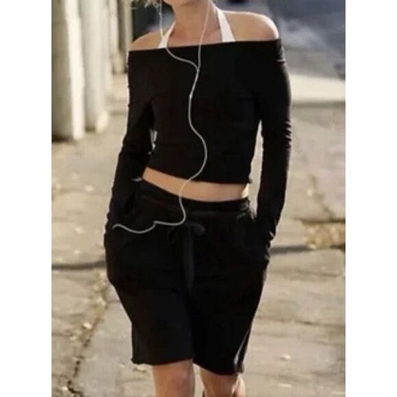 Free People Movement OB2191310 Women's Sz XS Black Hot Shot Easy 2 Piece Set - Picture 11 of 12